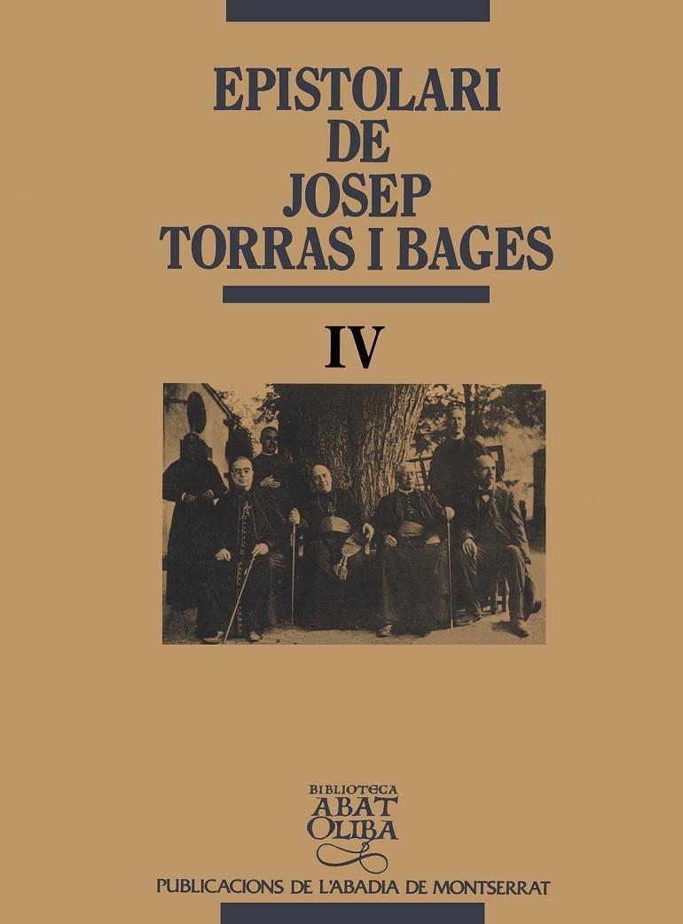 Epistolari de Josep Torras i Bages, vol. IV | 9788478268269 | Autors diversos | Llibres.cat | Llibreria online en català | La Impossible Llibreters Barcelona