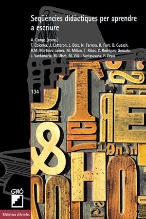 Seqüències didàctiques per aprendre a escriure | 9788478273119 | Diversos autors | Llibres.cat | Llibreria online en català | La Impossible Llibreters Barcelona
