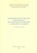 Jornades de la Secció Filològica de l'Institut d'Estudis Catalans a Lleida | 9788472832077 | Autors diversos | Llibres.cat | Llibreria online en català | La Impossible Llibreters Barcelona