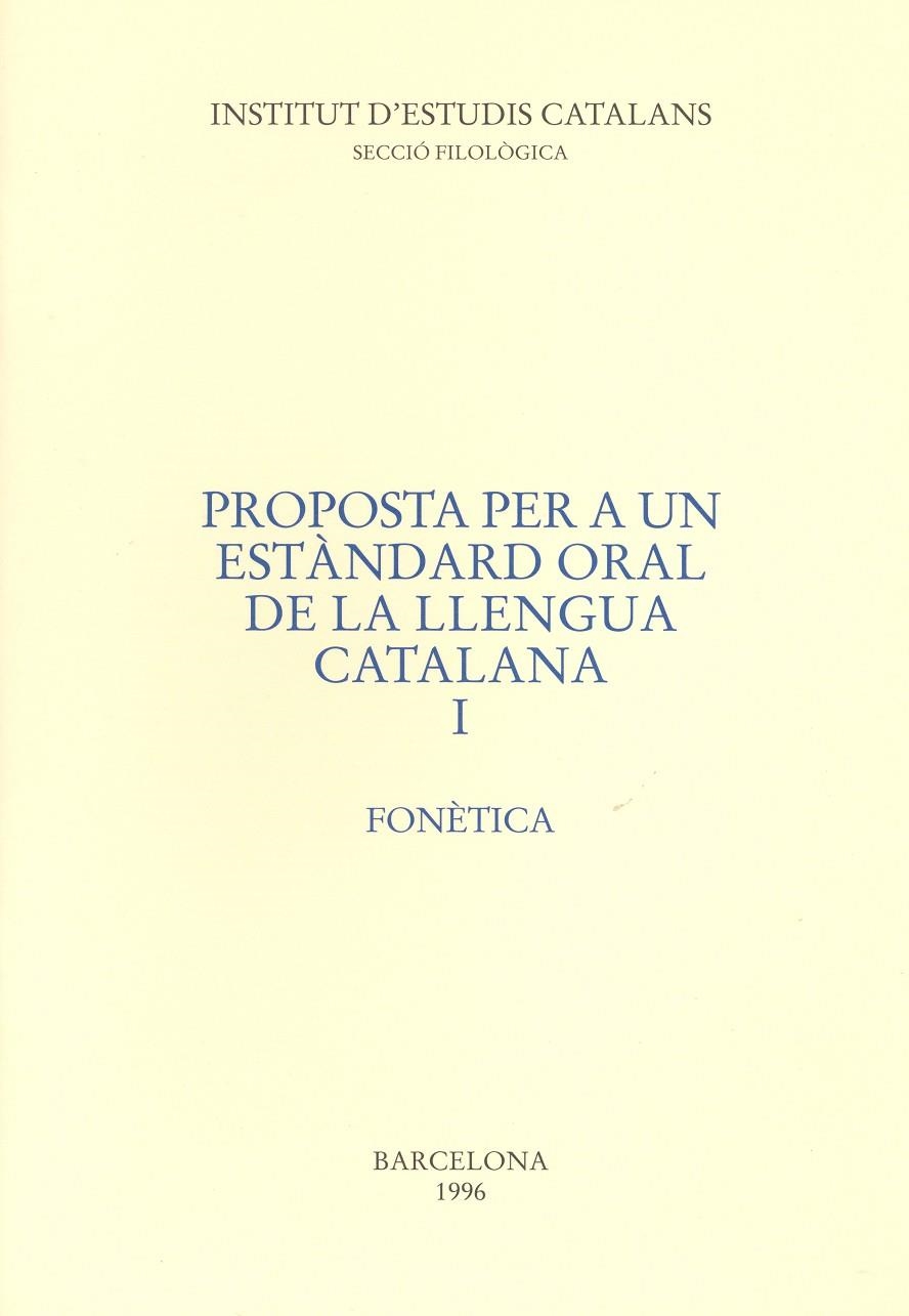 PROPOSTA PER A UN ESTANDARD ORAL LLENGUA CAT. 1 | 9788472833197 | Varios autores | Llibres.cat | Llibreria online en català | La Impossible Llibreters Barcelona