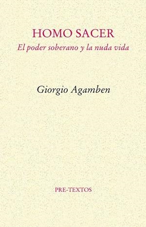 HOMO SACER | 9788481912067 | AGAMBEN, GIORGIO | Llibres.cat | Llibreria online en català | La Impossible Llibreters Barcelona