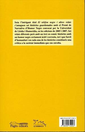 El telèfon negre i altres relats | 9788499750903 | Diversos | Llibres.cat | Llibreria online en català | La Impossible Llibreters Barcelona