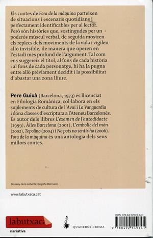 Fora de la màquina | 9788492549641 | Guixà, Pere | Llibres.cat | Llibreria online en català | La Impossible Llibreters Barcelona