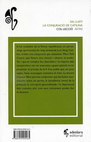 La conjuració de Catilina | 9788492405565 | Sal·lusti | Llibres.cat | Llibreria online en català | La Impossible Llibreters Barcelona
