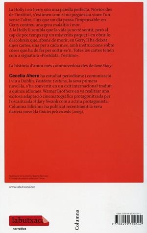Postdata: t'estimo | 9788499300542 | Ahern, Cecelia | Llibres.cat | Llibreria online en català | La Impossible Llibreters Barcelona