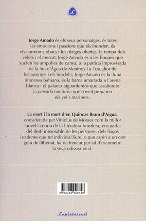 La mort i la mort d'en Quincas Bram d'Aigua | 9788493908058 | Amado, Jorge | Llibres.cat | Llibreria online en català | La Impossible Llibreters Barcelona