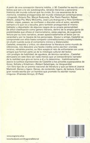 ESCENARIOS DE LA MEMORIA, LOS | 9788433917645 | CASTELLET, JOSE MARIA | Llibres.cat | Llibreria online en català | La Impossible Llibreters Barcelona