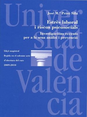 Estrès laboral i riscos psicosocials | 9788437082769 | Peiró Silla, José María | Llibres.cat | Llibreria online en català | La Impossible Llibreters Barcelona