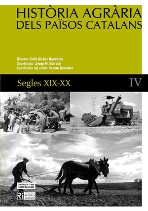 HistÃ²ria agrÃ ria dels PaÃ¯sos Catalans (Volum 4) Segles XIX - XX | 9788447530779 | Garrabou , Ramon;Salrach , Josep M.;Giralt i Raventós, Emili | Llibres.cat | Llibreria online en català | La Impossible Llibreters Barcelona