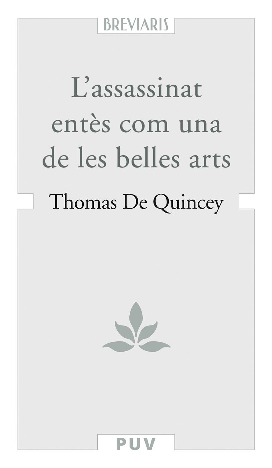 L'assassinat entès com una de les belles arts | 9788437084183 | Quincey, Thomas de | Llibres.cat | Llibreria online en català | La Impossible Llibreters Barcelona
