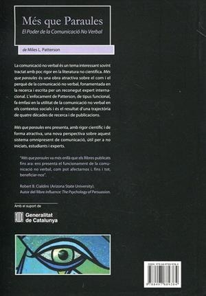 Més que Paraules. El Poder de la Comunicació No Verbal | 9788497889384 | Patterson, Miles L. | Llibres.cat | Llibreria online en català | La Impossible Llibreters Barcelona