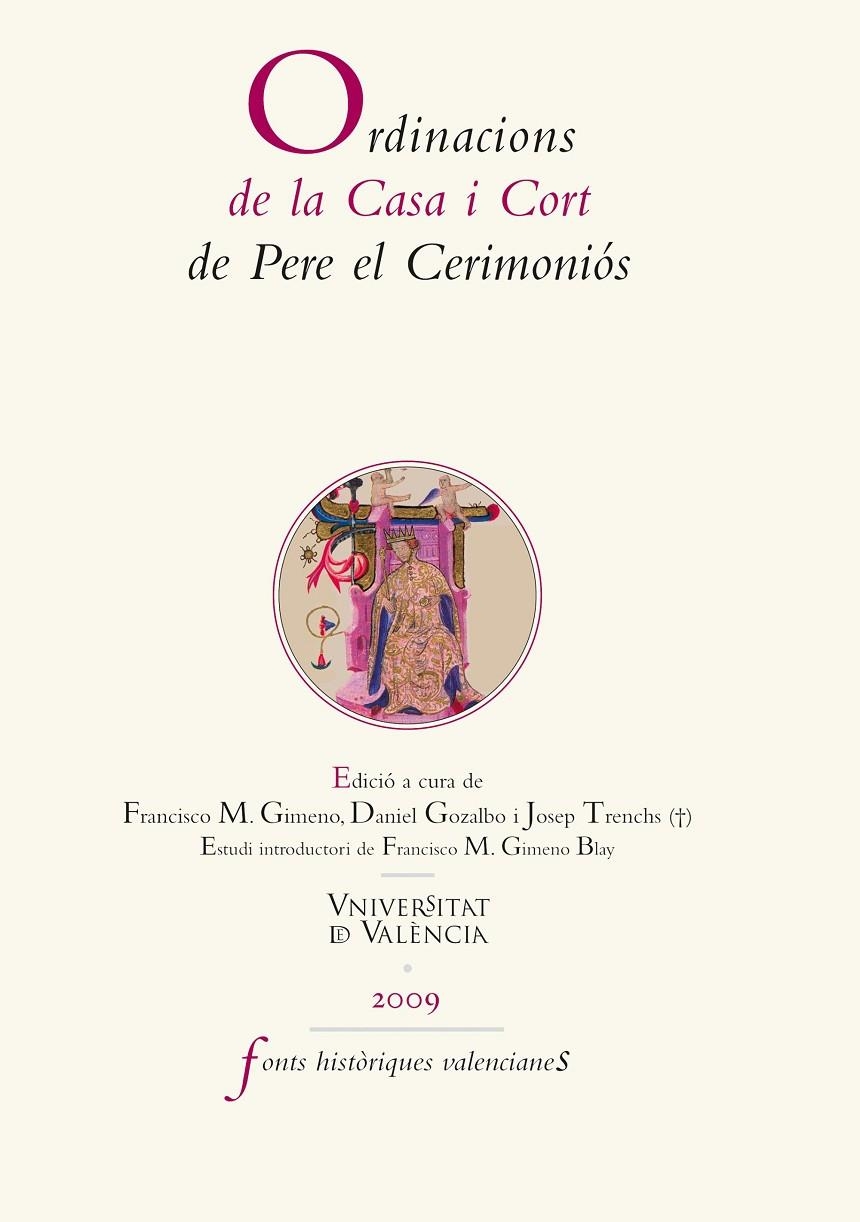 Ordinacions de la Casa i Cort de Pere el Ceremoniós | 9788437082912 | Varios, Autores | Llibres.cat | Llibreria online en català | La Impossible Llibreters Barcelona