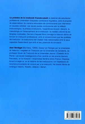 Pràctica de la traducció francès-català, La | 9788497664035 | Joan Manuel Verdegal i Cerezo | Llibres.cat | Llibreria online en català | La Impossible Llibreters Barcelona
