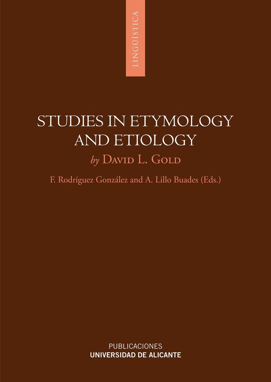 Studies in Etymology and Etiology | 9788479085179 | Gold, David Louis | Llibres.cat | Llibreria online en català | La Impossible Llibreters Barcelona
