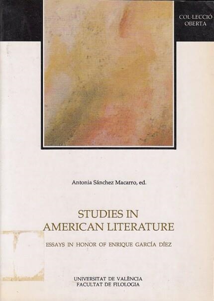 Studies in American Literature | 9788437007861 | Varios autores | Llibres.cat | Llibreria online en català | La Impossible Llibreters Barcelona