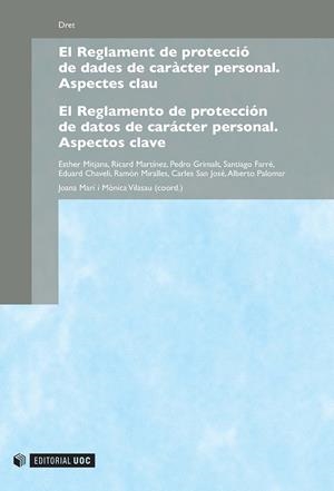 El Reglament de protecció de dades de caràcter personal / El Reglamento de protección de datos de carácter personal | 9788490297452 | Marí, Joana / Vilasau Solana, Mònica | Llibres.cat | Llibreria online en català | La Impossible Llibreters Barcelona
