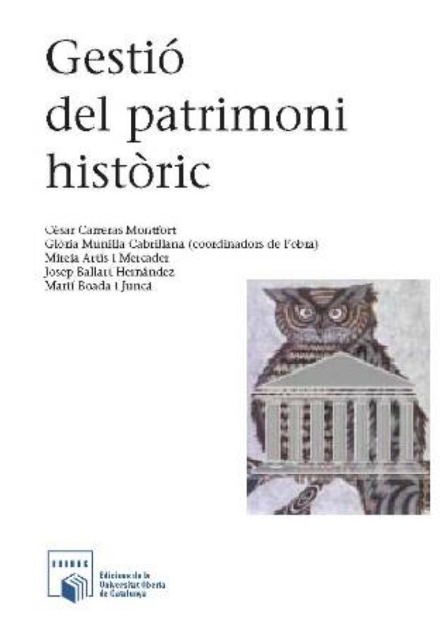 Gestió del patrimoni històric | 9788490297087 | VVAA | Llibres.cat | Llibreria online en català | La Impossible Llibreters Barcelona