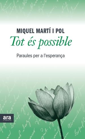 TOT ES POSSIBLE | 9788415642473 | Martí i Pol, Miquel | Llibres.cat | Llibreria online en català | La Impossible Llibreters Barcelona
