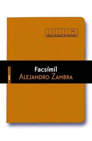 FACSIMIL | 9788415601968 | Zambra, Alejandro | Llibres.cat | Llibreria online en català | La Impossible Llibreters Barcelona