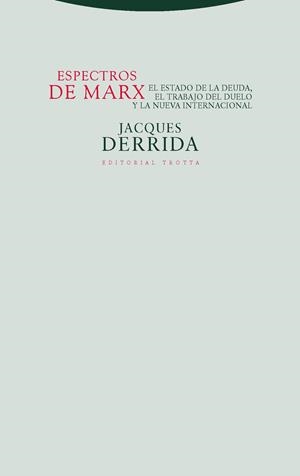 ESPECTROS DE MARX | 9788481640649 | DERRIDA, JACQUES | Llibres.cat | Llibreria online en català | La Impossible Llibreters Barcelona