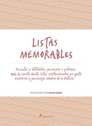 Listas memorables | 9788498387179 | Usher, Shaun | Llibres.cat | Llibreria online en català | La Impossible Llibreters Barcelona