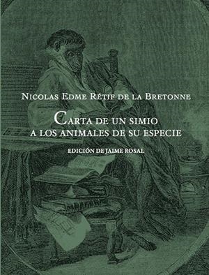 Cartas de un simio a los animales de su especie | 9788494416651 | Rétif de la Bretonne, Nicolas-Edme | Llibres.cat | Llibreria online en català | La Impossible Llibreters Barcelona