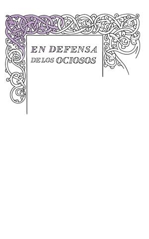 En defensa de los ociosos (Serie Great Ideas 34) | 9788430616541 | STEVENSON, ROBERT  L. | Llibres.cat | Llibreria online en català | La Impossible Llibreters Barcelona