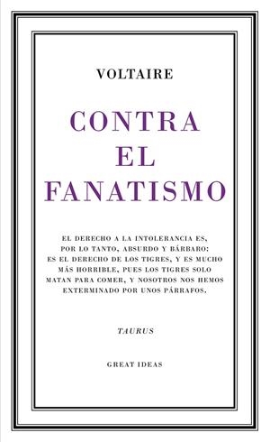 Contra el fanatismo religioso (Serie Great Ideas 39) | 9788430617265 | VOLTAIRE | Llibres.cat | Llibreria online en català | La Impossible Llibreters Barcelona
