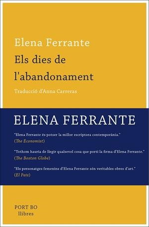 Els dies de l'abandonament | 9788416259779 | Ferrante, Elena | Llibres.cat | Llibreria online en català | La Impossible Llibreters Barcelona