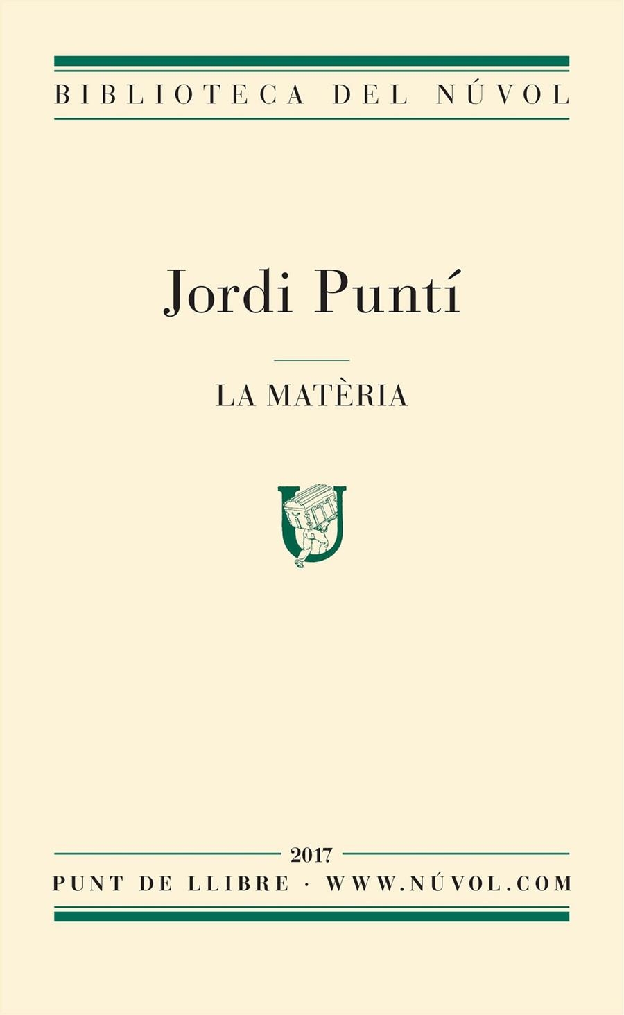 La matèria | 9788494494895 | Puntí, Jordi | Llibres.cat | Llibreria online en català | La Impossible Llibreters Barcelona
