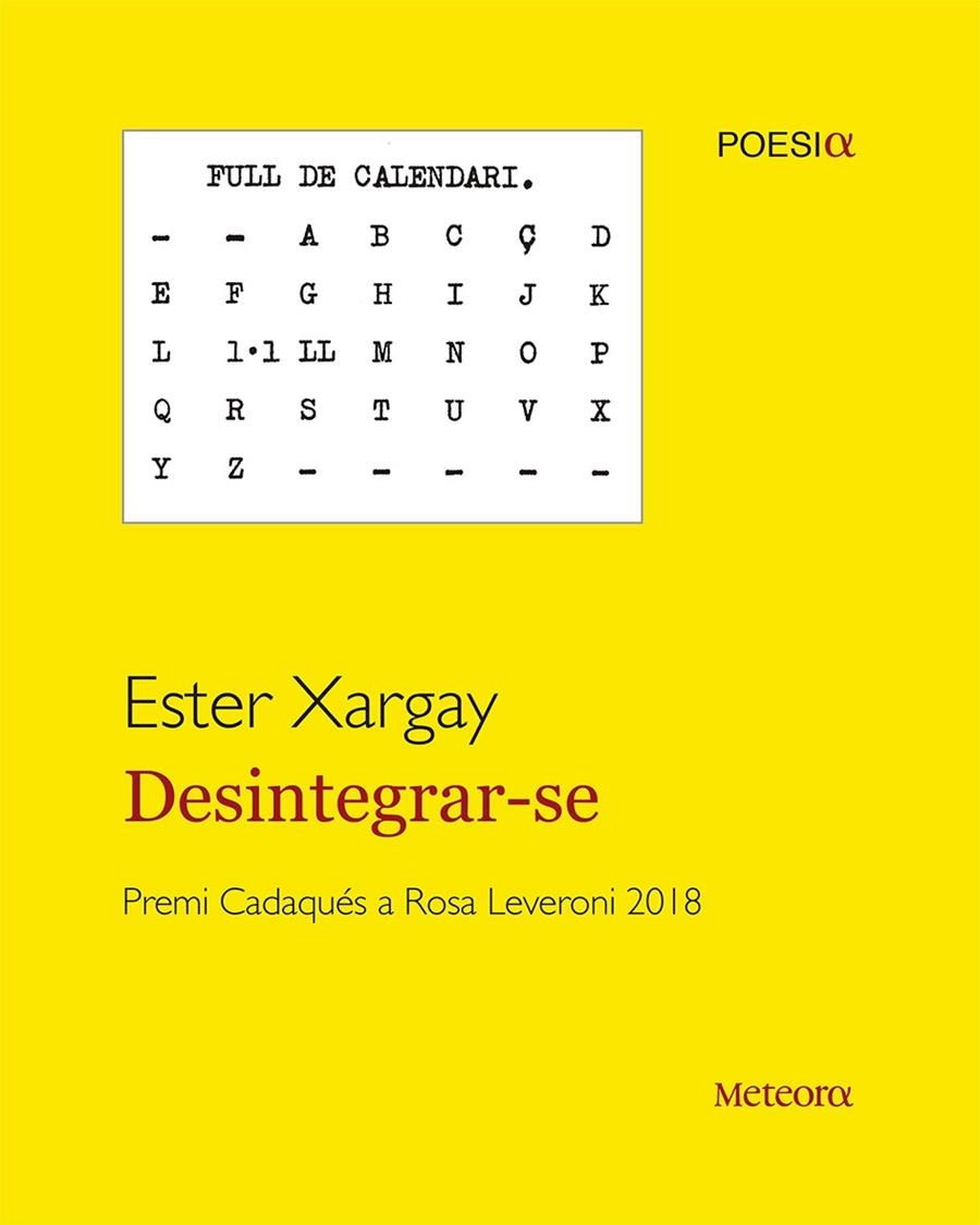 Desintegrar-se | 9788494834264 | Xargay, Ester | Llibres.cat | Llibreria online en català | La Impossible Llibreters Barcelona
