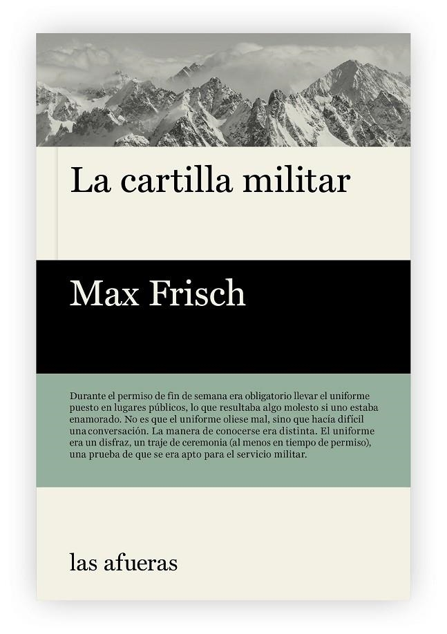 LA CARTILLA MILITAR | 9788494983726 | Frisch, Max | Llibres.cat | Llibreria online en català | La Impossible Llibreters Barcelona