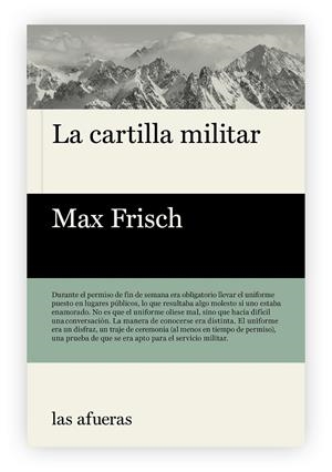 LA CARTILLA MILITAR | 9788494983726 | Frisch, Max | Llibres.cat | Llibreria online en català | La Impossible Llibreters Barcelona