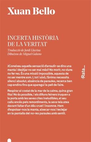 Incerta història de la veritat | 9788416738199 | Xuan Bello | Llibres.cat | Llibreria online en català | La Impossible Llibreters Barcelona