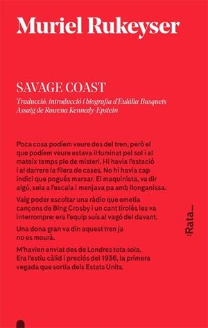 Savage Coast | 9788416738106 | Muriel Rukeyser | Llibres.cat | Llibreria online en català | La Impossible Llibreters Barcelona