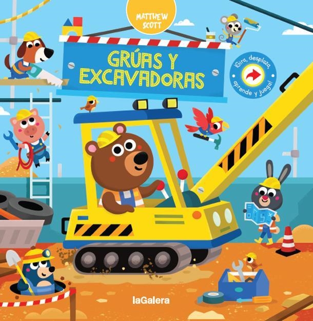 Grúas y excavadoras | 9788424668839 | Scott, Matthew | Llibres.cat | Llibreria online en català | La Impossible Llibreters Barcelona