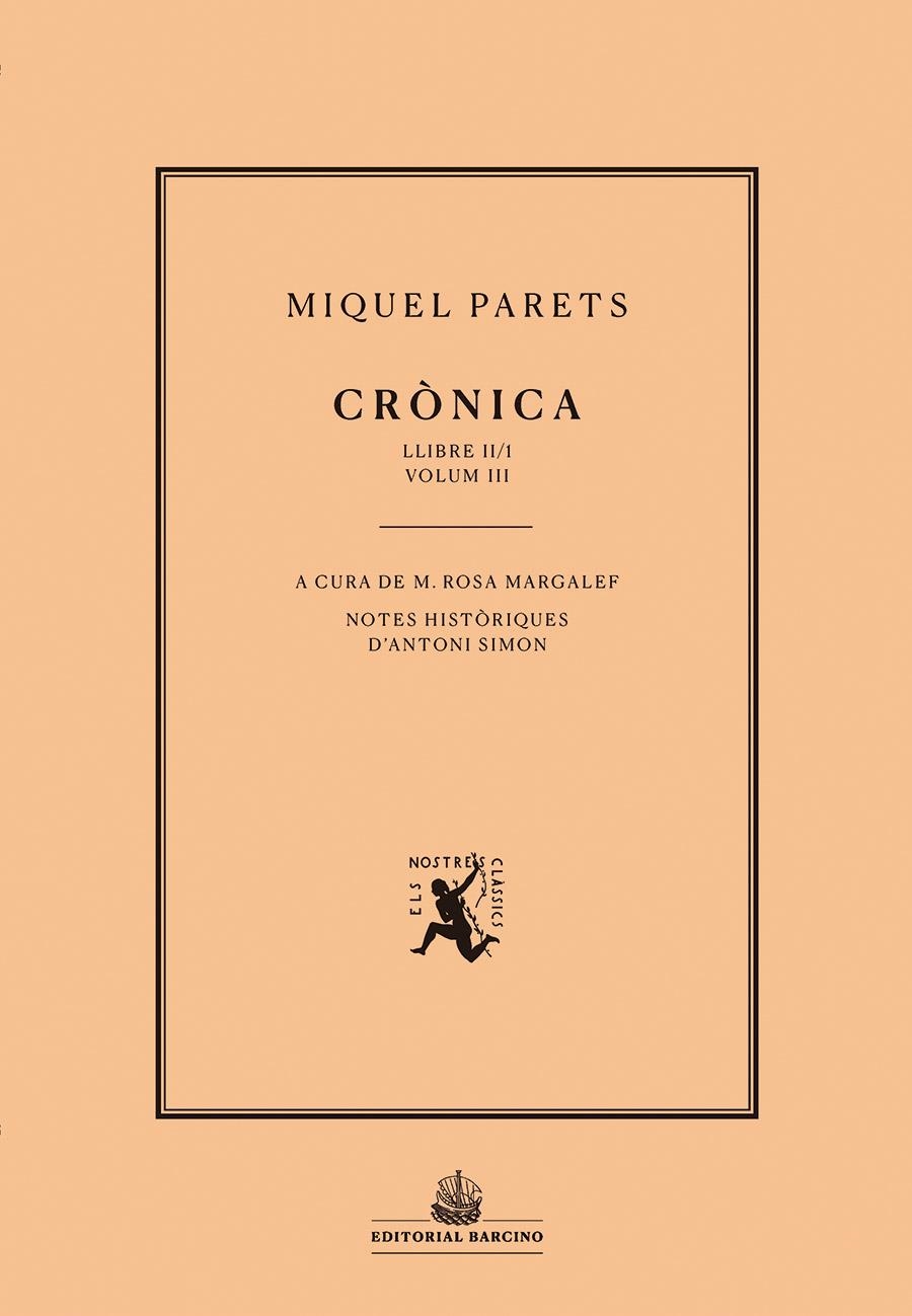 Crònica | 9788472268500 | Parets, Miquel | Llibres.cat | Llibreria online en català | La Impossible Llibreters Barcelona