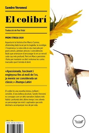 El colibrí | 9788417339517 | Veronesi, Sandro | Llibres.cat | Llibreria online en català | La Impossible Llibreters Barcelona