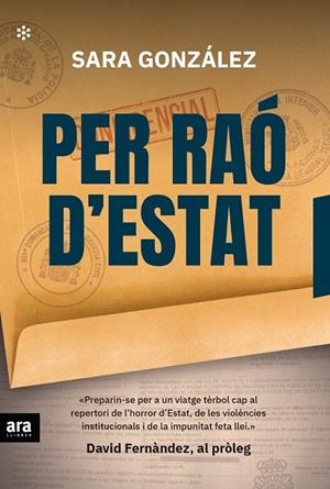Per raó d'Estat | 9788417804343 | González Muñoz, Sara | Llibres.cat | Llibreria online en català | La Impossible Llibreters Barcelona