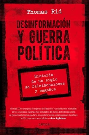 Desinformación y guerra política | 9788491992776 | Rid, Thomas | Llibres.cat | Llibreria online en català | La Impossible Llibreters Barcelona