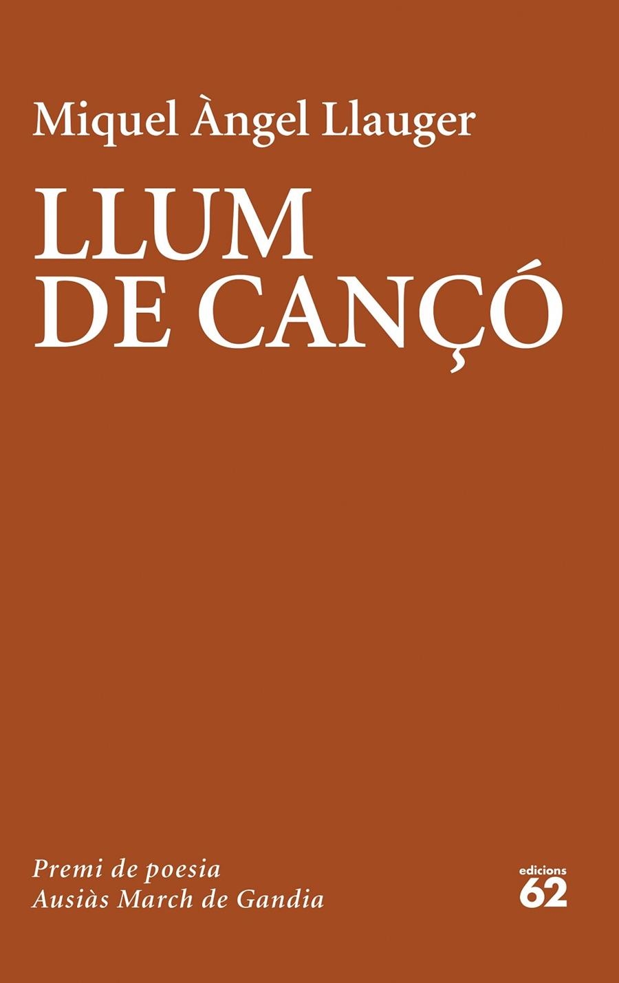 Llum de cançó | 9788429779981 | Llauger Rosselló, Miquel Àngel | Llibres.cat | Llibreria online en català | La Impossible Llibreters Barcelona