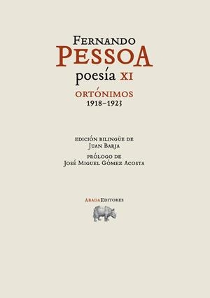 Poesía XI. Ortónimos (1918-1923) | 9788419008169 | Pessoa, Fernando | Llibres.cat | Llibreria online en català | La Impossible Llibreters Barcelona