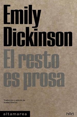 El resto es prosa | 9788419583192 | Dickinson, Emily | Llibres.cat | Llibreria online en català | La Impossible Llibreters Barcelona