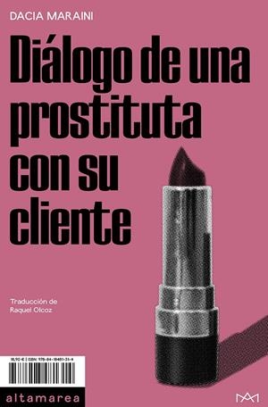 Diálogo de una prostituta con su cliente | 9788418481314 | Maraini, Dacia | Llibres.cat | Llibreria online en català | La Impossible Llibreters Barcelona