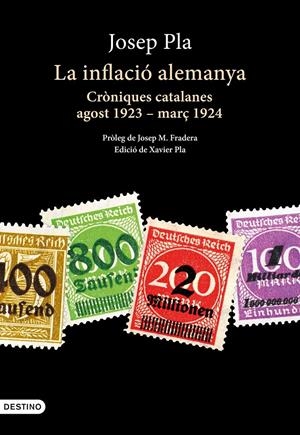 La inflació alemanya | 9788419734051 | Pla, Josep | Llibres.cat | Llibreria online en català | La Impossible Llibreters Barcelona