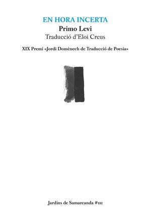 En hora incerta | 9788497668156 | Levi, Primo | Llibres.cat | Llibreria online en català | La Impossible Llibreters Barcelona