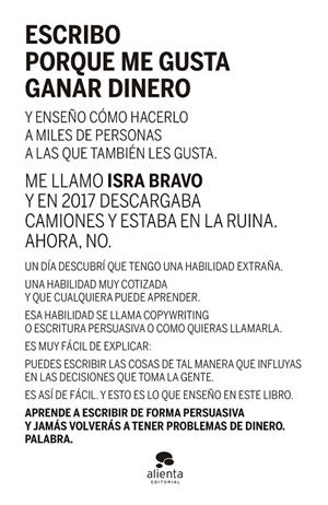 Escribo porque me gusta ganar dinero | 9788413441290 | Bravo, Isra | Llibres.cat | Llibreria online en català | La Impossible Llibreters Barcelona