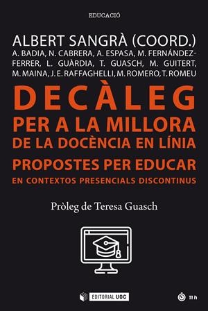 Decàleg per a la millora de la docència en línia | 9788491808527 | VVAA | Llibres.cat | Llibreria online en català | La Impossible Llibreters Barcelona