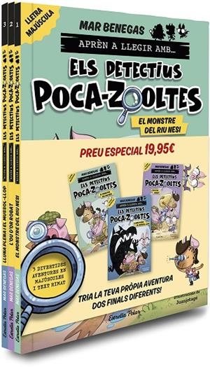 PACK Aprèn a llegir amb... Els detectius Poca-zooltes!  1,2 i 3 | 9791387519605 | Benegas, Mar | Llibres.cat | Llibreria online en català | La Impossible Llibreters Barcelona