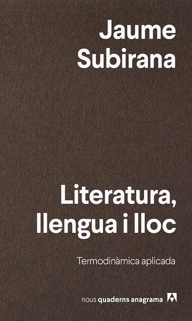 Literatura, lengua i lloc | 9788433947567 | Subirana, Jaume | Llibres.cat | Llibreria online en català | La Impossible Llibreters Barcelona